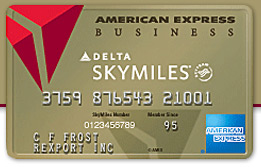 Gold Delta SkyMiles&reg; Business Credit Card from American Express OPEN