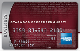 Starwood Preferred Guest&reg; Business Credit Card