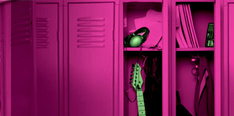 Teens' lockers
